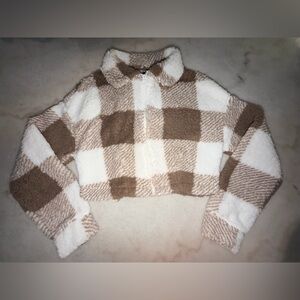 New Checkered Quarter Zip